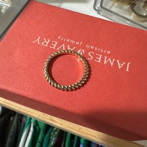 James Avery Gold Twisted Ring